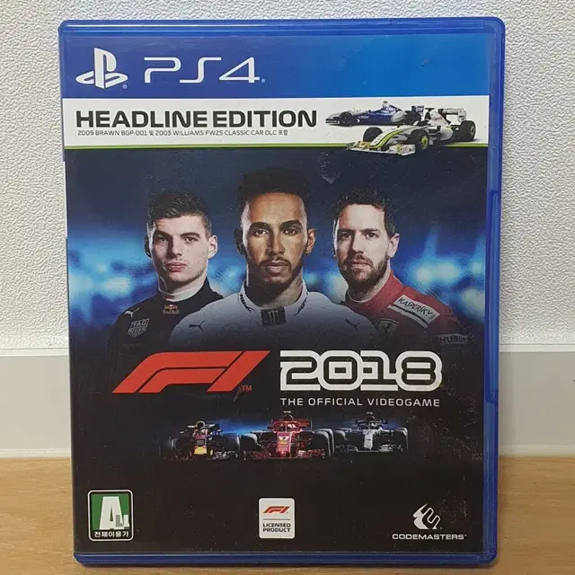 ps4 F1 2018