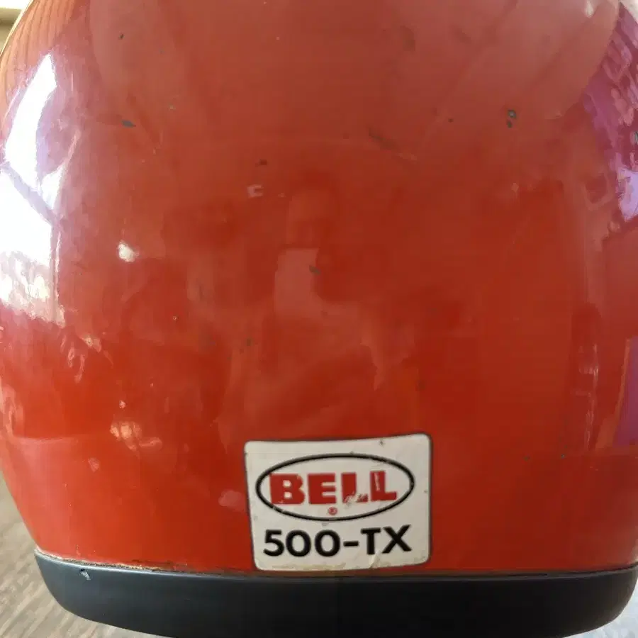 벨 BELL 500TX 1968snell Size7 1/2 오렌지 헬멧