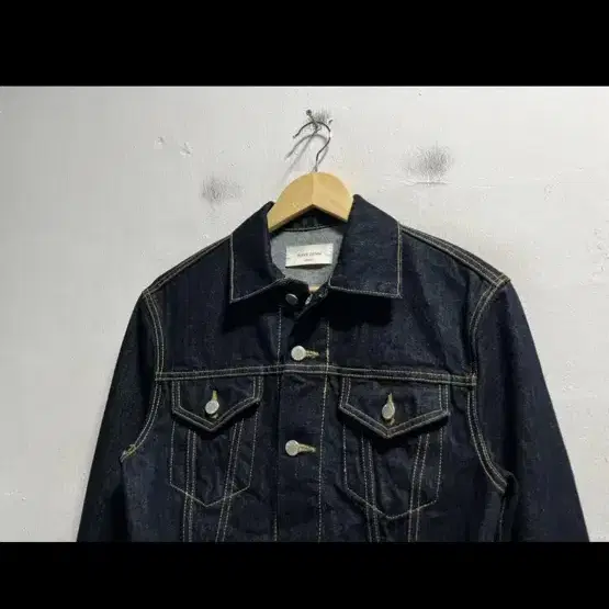 55-66 WAVE DENIM 크롭 데님 진청자켓 정품