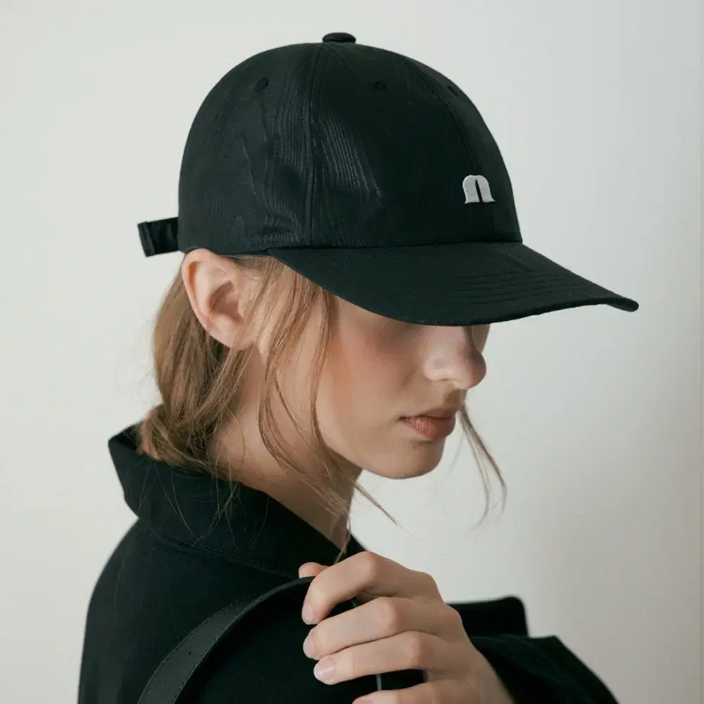 DeMAKER Moire ball cap-black 드메이커 볼캡