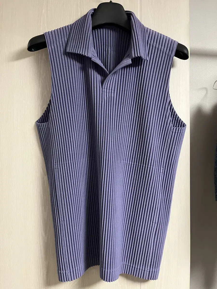 (NEW)Homme Pleuse JM101 Gray Purple Vest 3 sizes