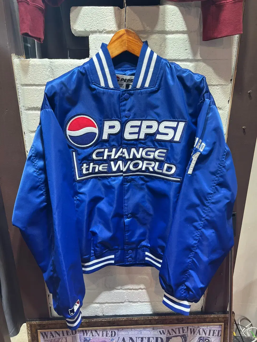 [TAKPO]PEPSI X SUZUKI Collaboration Ichiro NO.51 Nylon Varsity