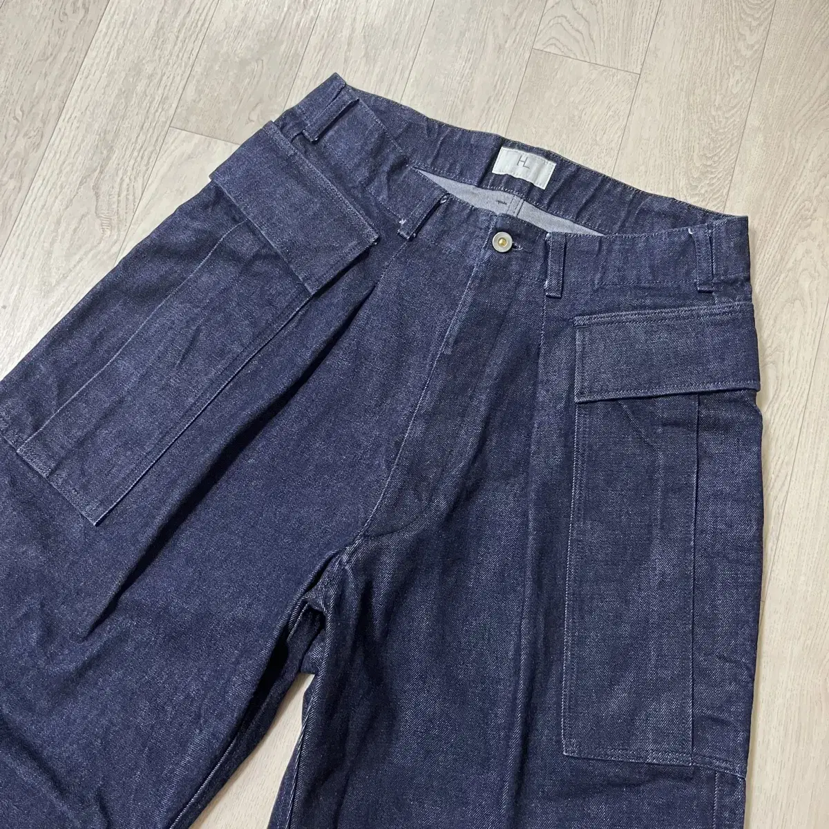 [2]헤릴 15oz 데님 카고 팬츠 herill