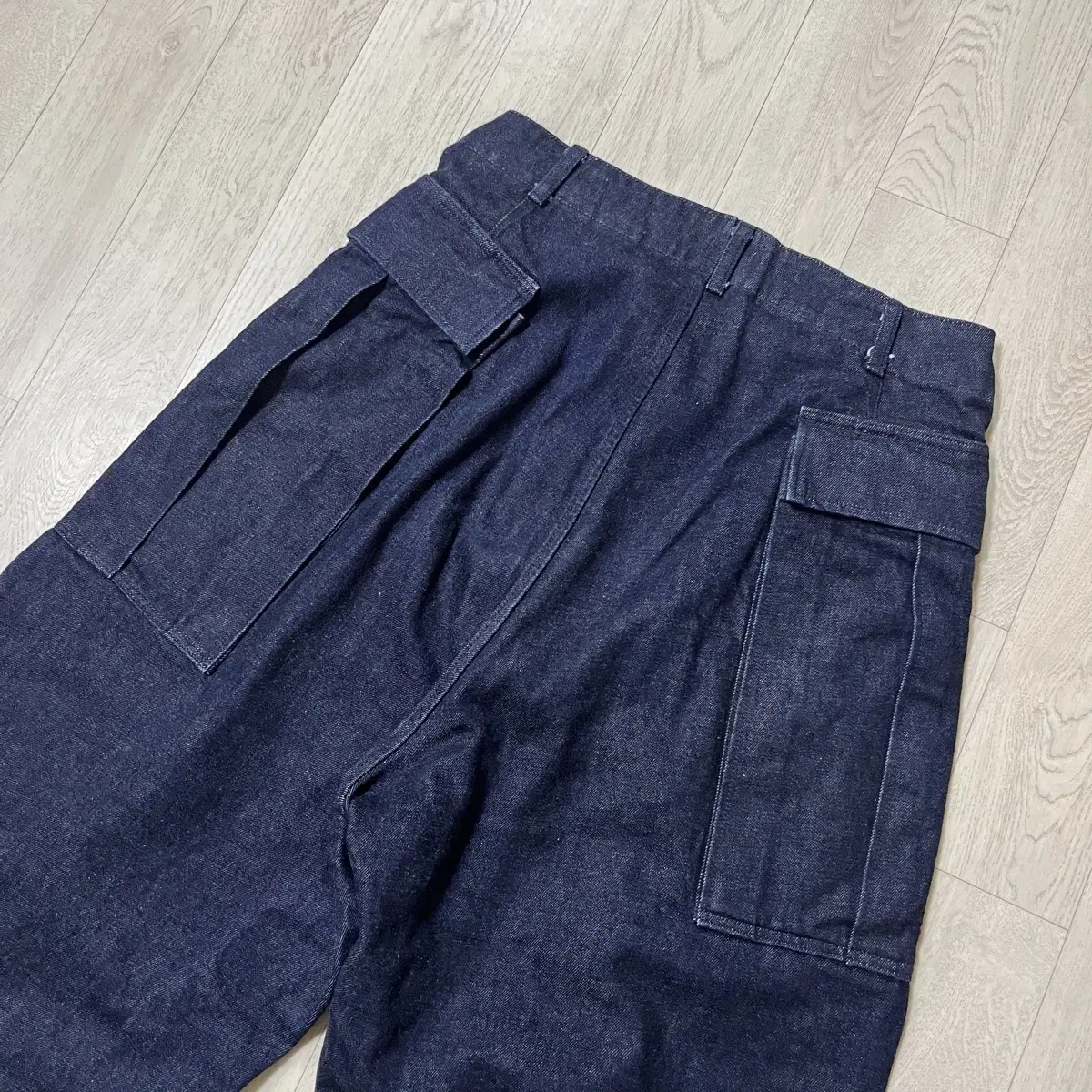 [2]헤릴 15oz 데님 카고 팬츠 herill