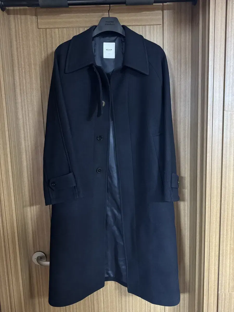 Belie México Melton Wool Balmacan Coat S