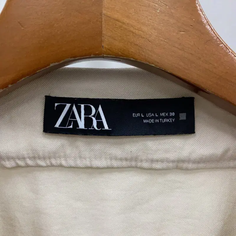 자라 ZARA 베이지 트러커 숏 자켓 110 S02852