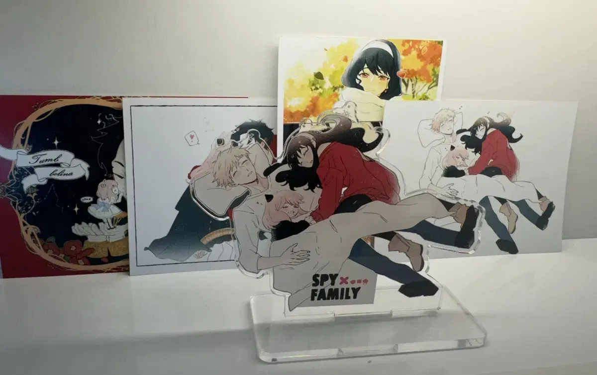 SPY FAMILY SPY FAMILY Unofficial acrylic stand + postcard for sale