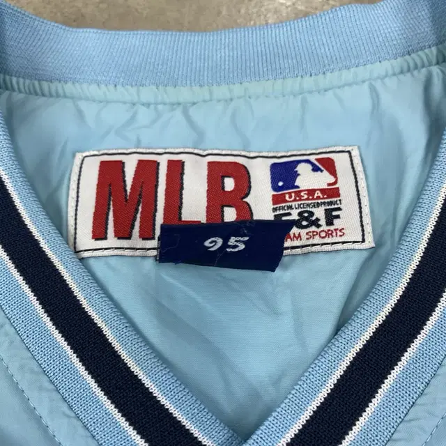 MLB 뉴욕 로고 우븐 베스트 조끼