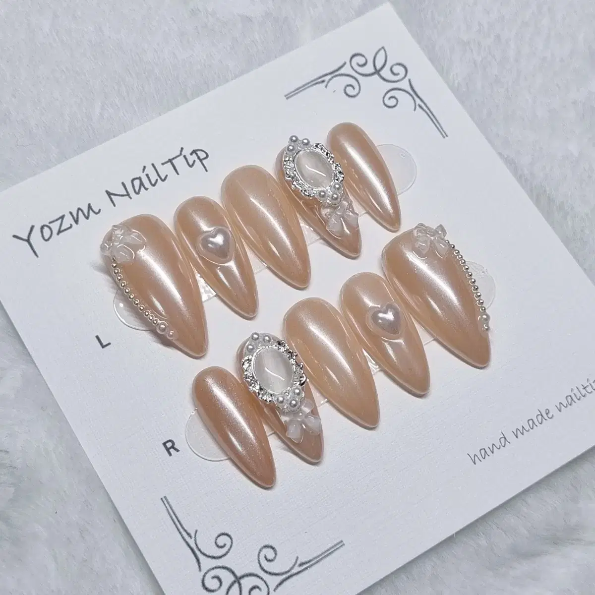 Yozm NailTip 누디진주글로우