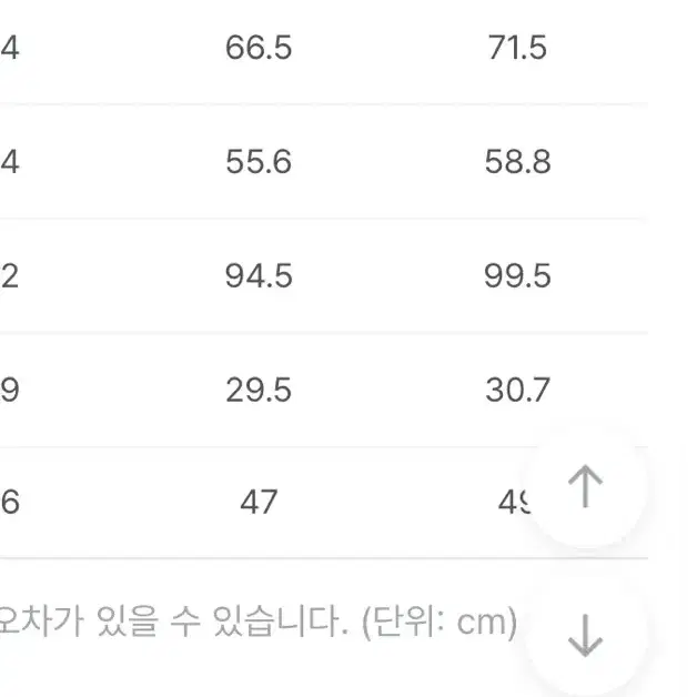 미쏘 핏업데님 인디고 새상품