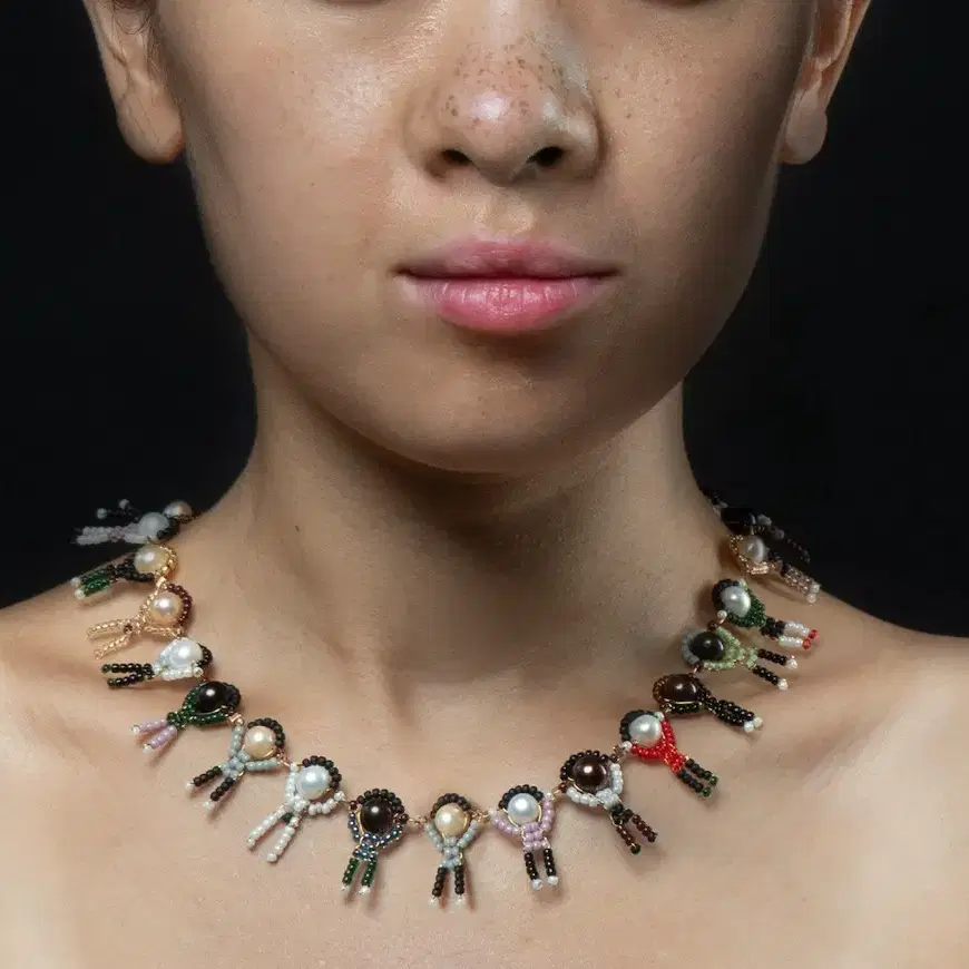 J.KIM Unity beaded necklace