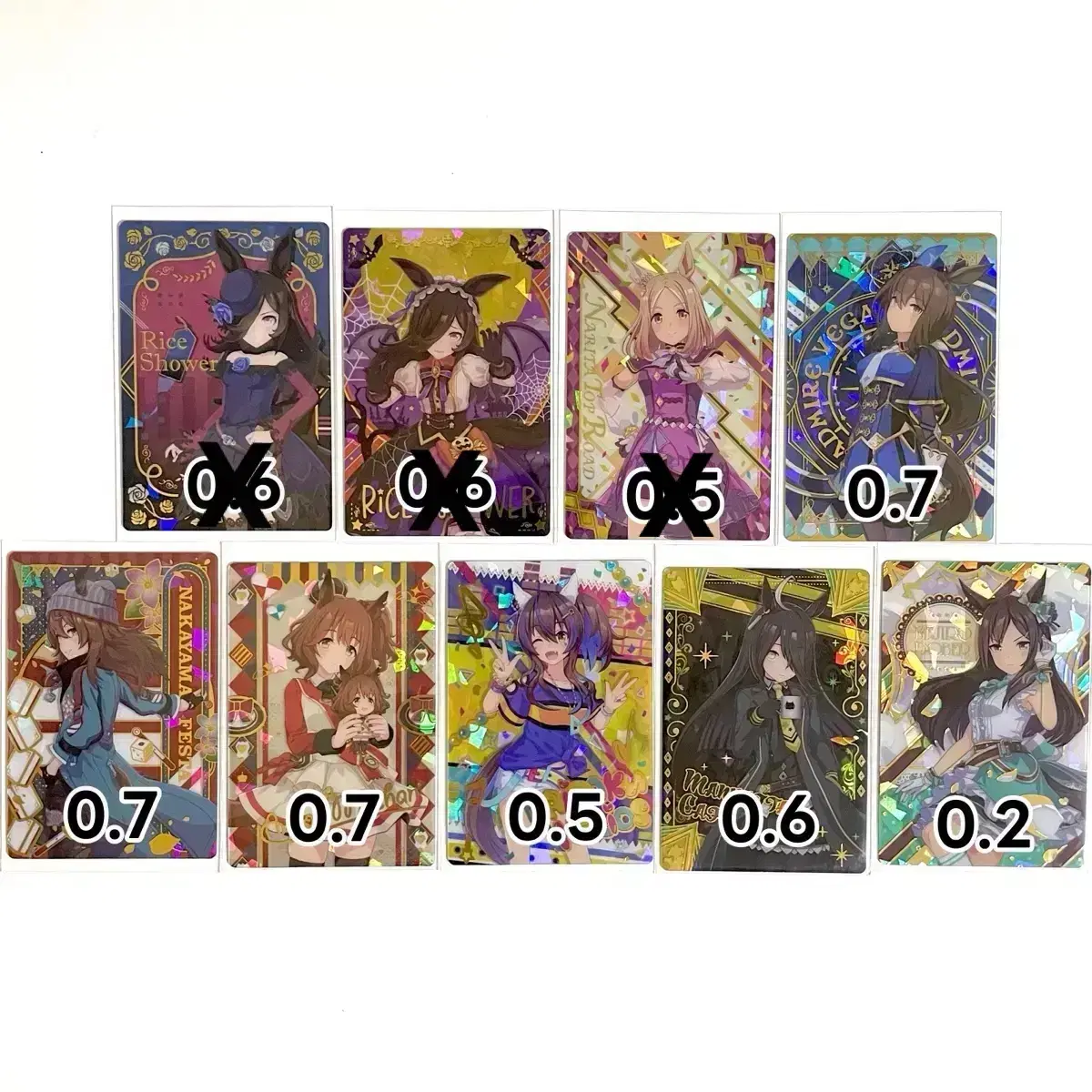 Umamusume Wehasu sticker Pakauke Weissschwalz Shadowverse Kardas Collection