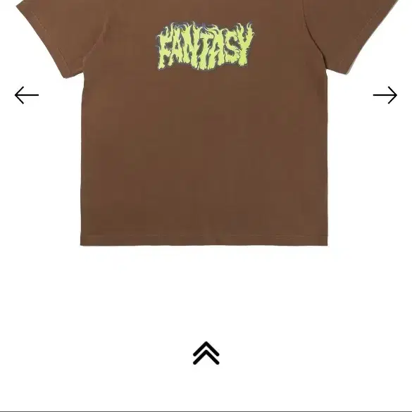 [노스타시] FLAMING FANTASY TEE BROWN