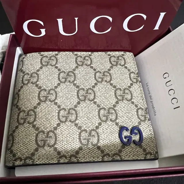 [미사용] GUCCI GG 디테일 지갑 768243FACQC9751