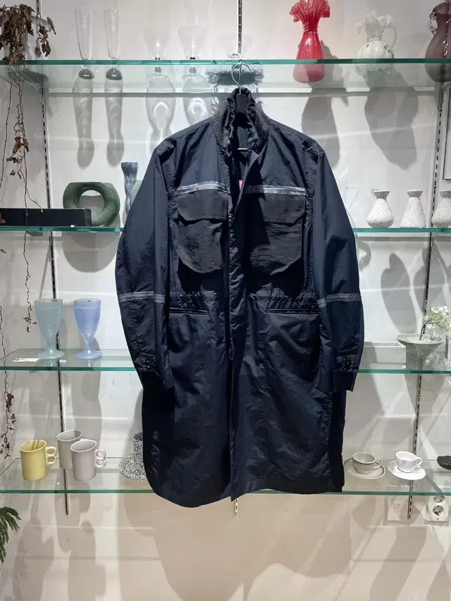 22AW 사카이 ripstop nylon military coat