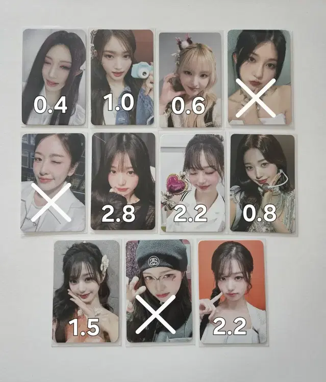 아이브 포카.원영.유진.이서.가을.레이.리즈.럭드.사웨.팬미팅.랜덤팩