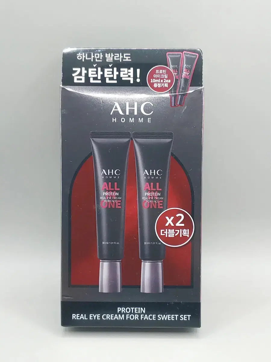 AHC에이에이치씨 옴므 프로틴 리얼 아이크림 포 페이스 30ml+30ml