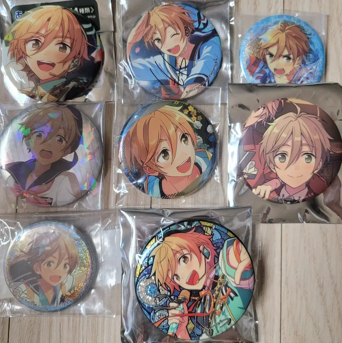 Angsta Tomoya keyring sells badges