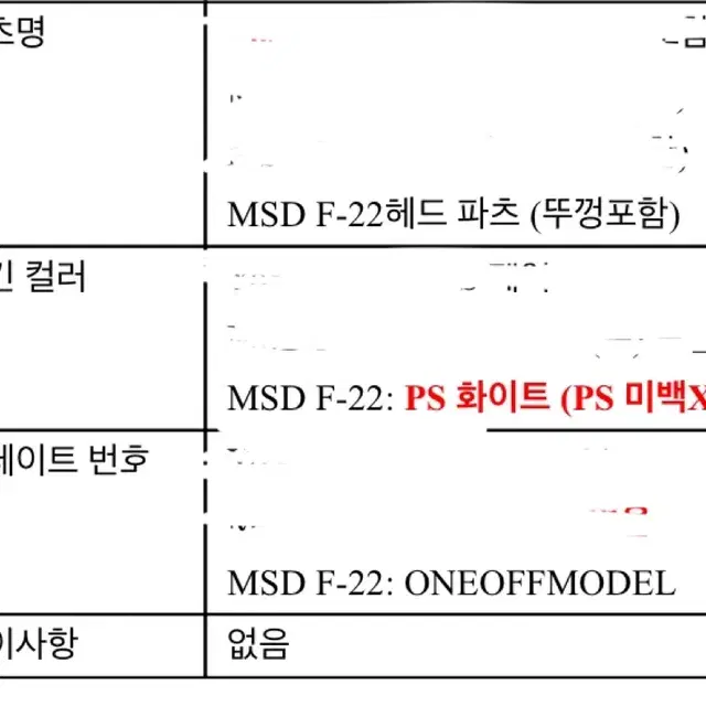 보크스 sdm 22번 헤드 (volks ,슈퍼돌피)