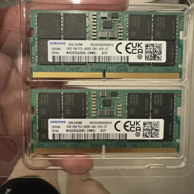 ddr5 5600 32gb(16gb*2) 삼성 팔아요