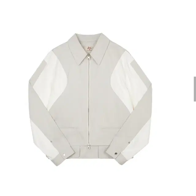 M) 애드오프 EMBO PANEL CROP JACKET IVORY