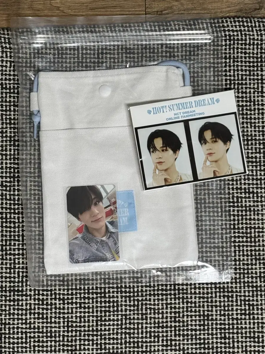 NCT Dream 5th Anniversary md jeno Mini Bag photocard Set + Film Set