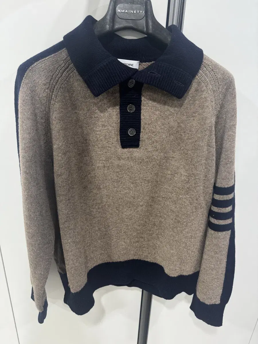 [2]Thom Browne Mock Neck 4-Bar Knit New