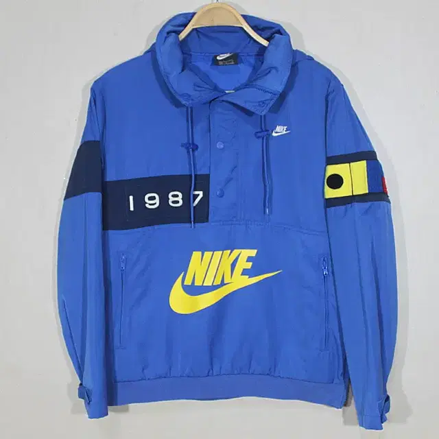 NIKE 1987리이슈 아노락 우븐 M