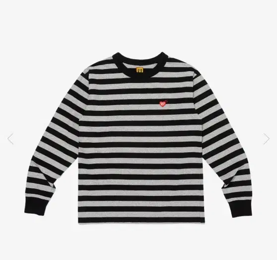 Human Made Striped Long Sleeve T-Shirt Gray