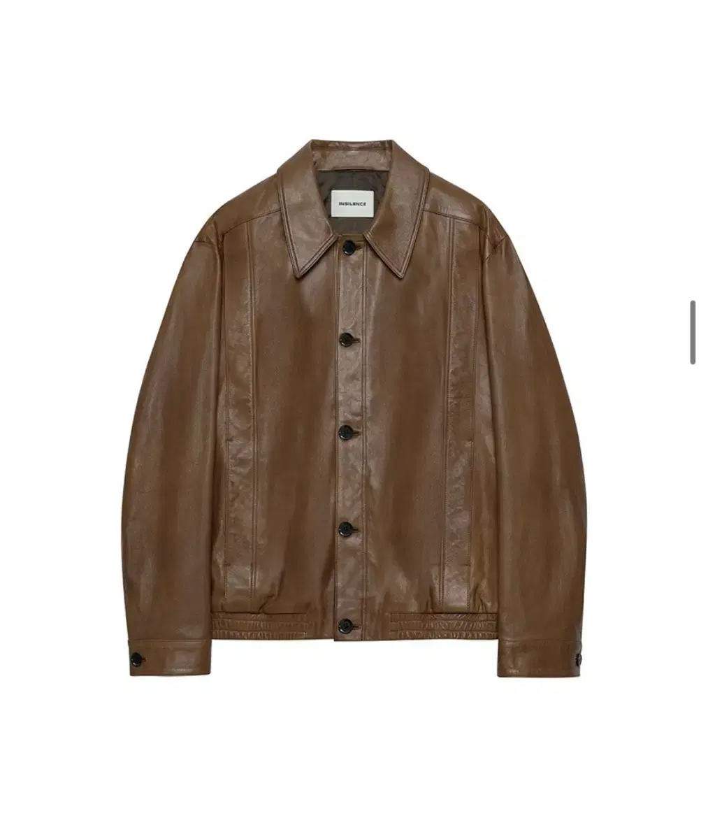 [M]Insilence Pointed Leather Jacket