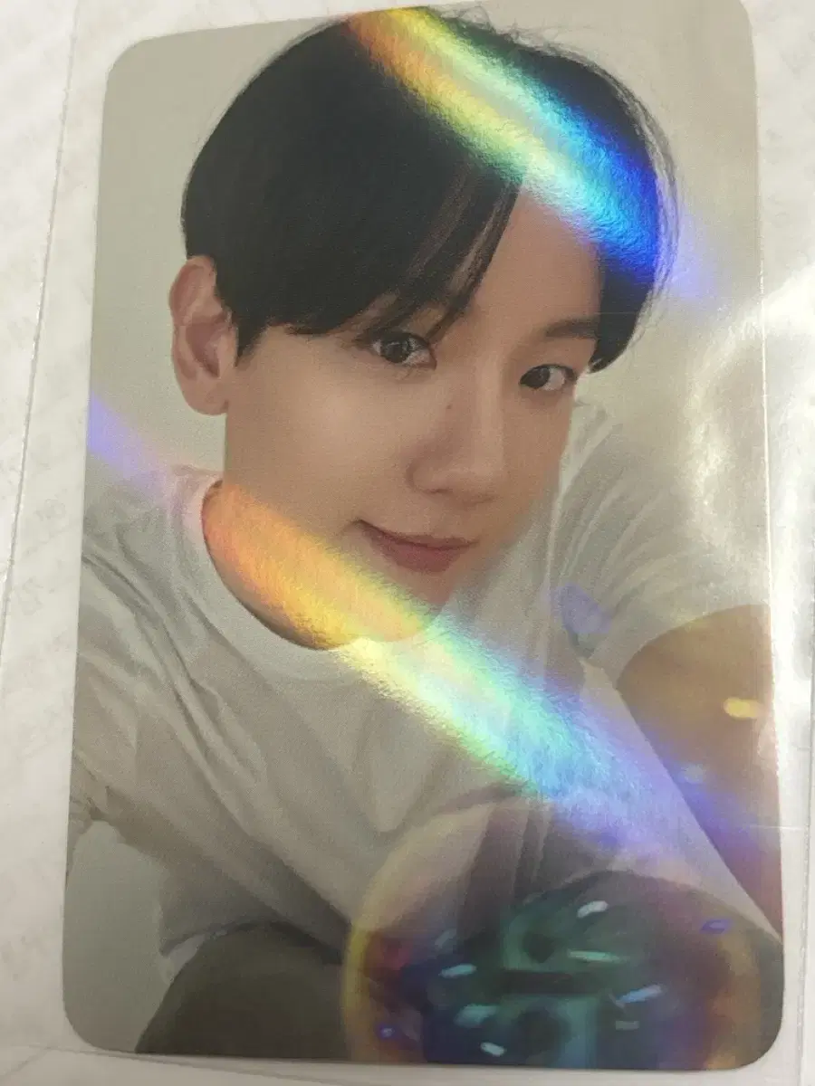 Baekhyun Hello World Makestar hologram unreleased photocard