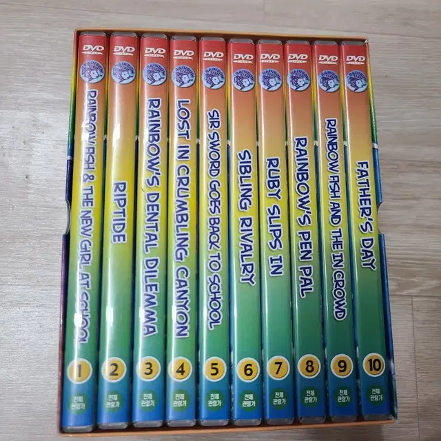 새제품급 잠수네영어  무지개물고기 dvd