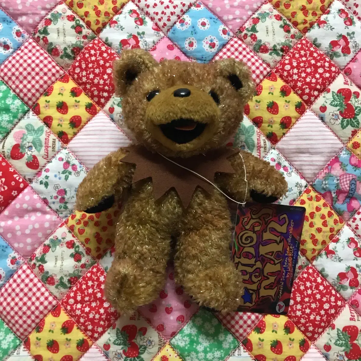 Glitter Dancing Bear Vintage Doll