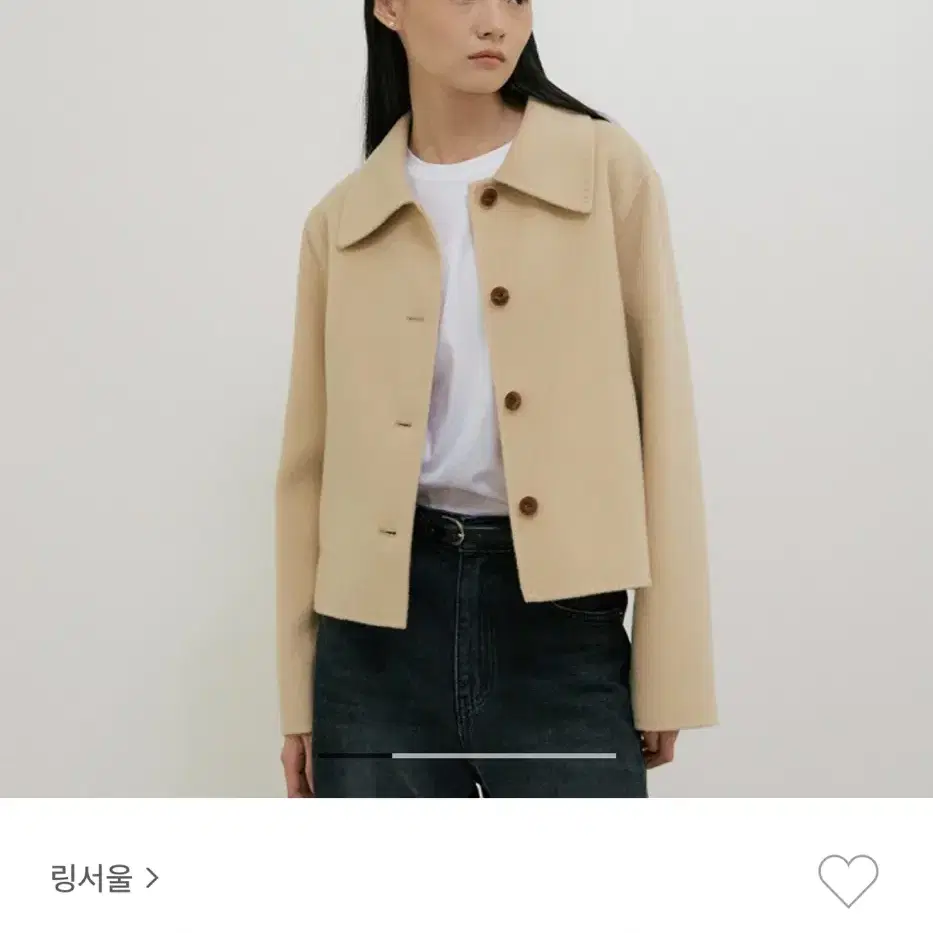 링서울 핸드메이드 자켓(handmade wool jacket-beige)