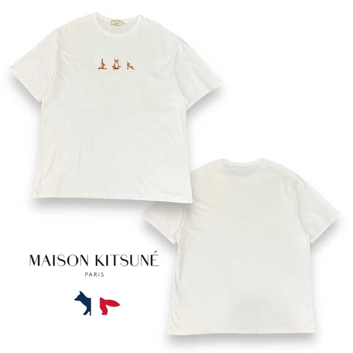 Maison Kitsune Yoga Fox Vahn Palmetto