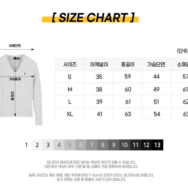 정품)새상품 폴로 랄프로렌 꽈배기니트 브이넥 여성용 할인특가