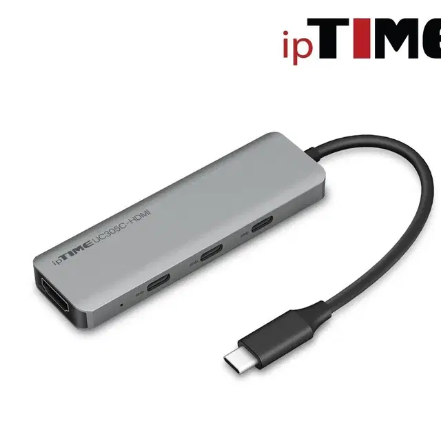 새상품 ipTIME UC305C-HDMI TYPE-C 멀티 허브 5포트