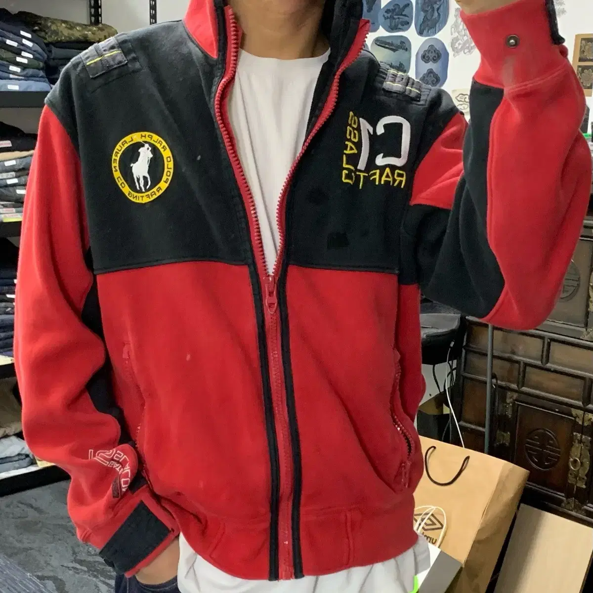 [L] Ralph Lauren Polo Rafting Guide Tracktop Cotton Jacket