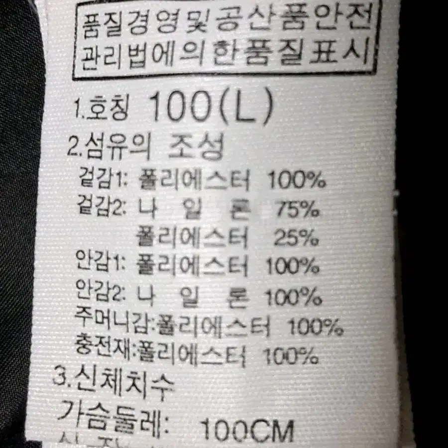 노스페이스 웰론 경량 패딩 남성100