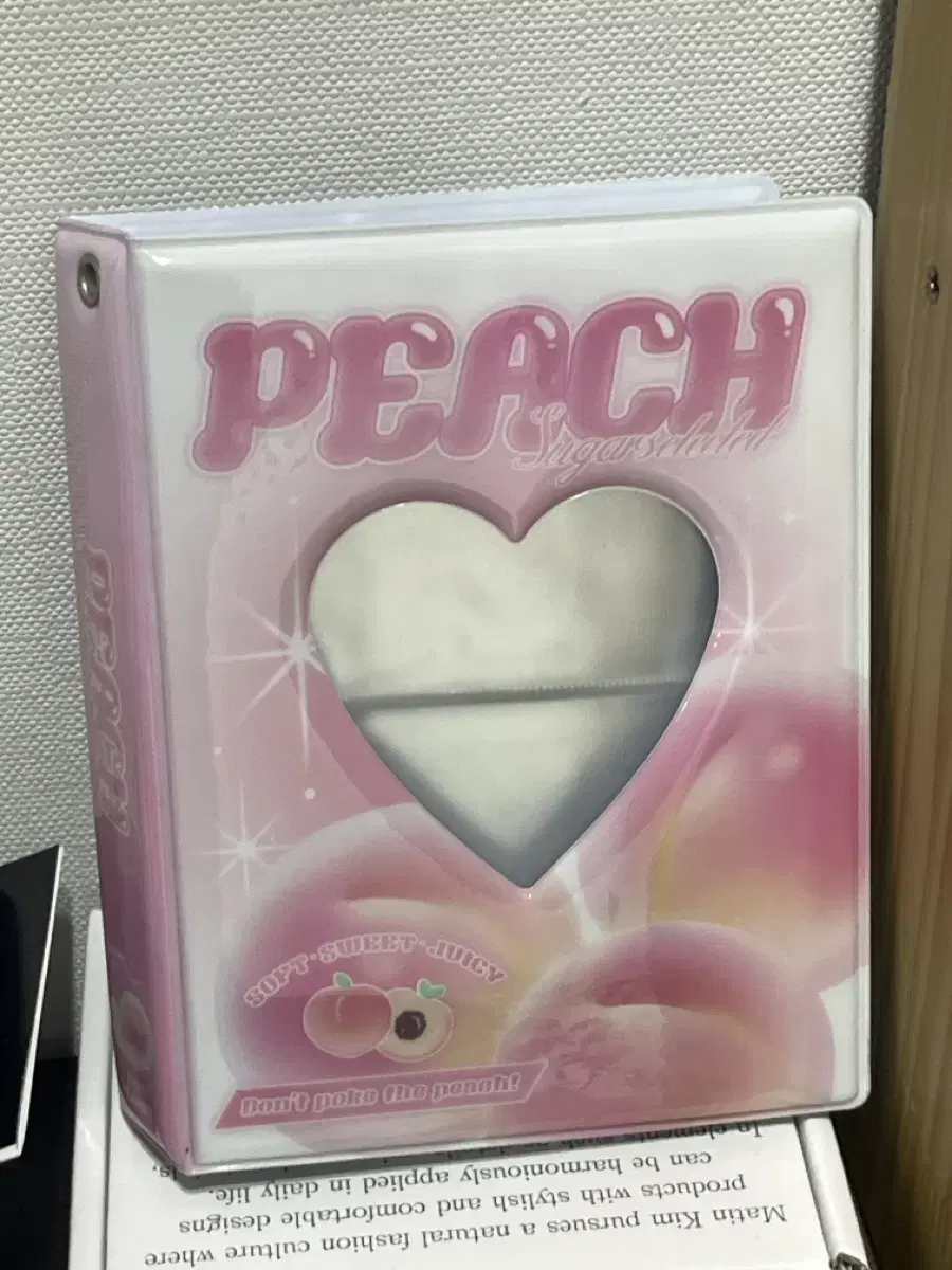 Peach 2-tier collectbook photocard binder