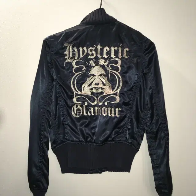 Hysteric glamour 히스테릭 글래머 실버 프린팅 네이비 블루종