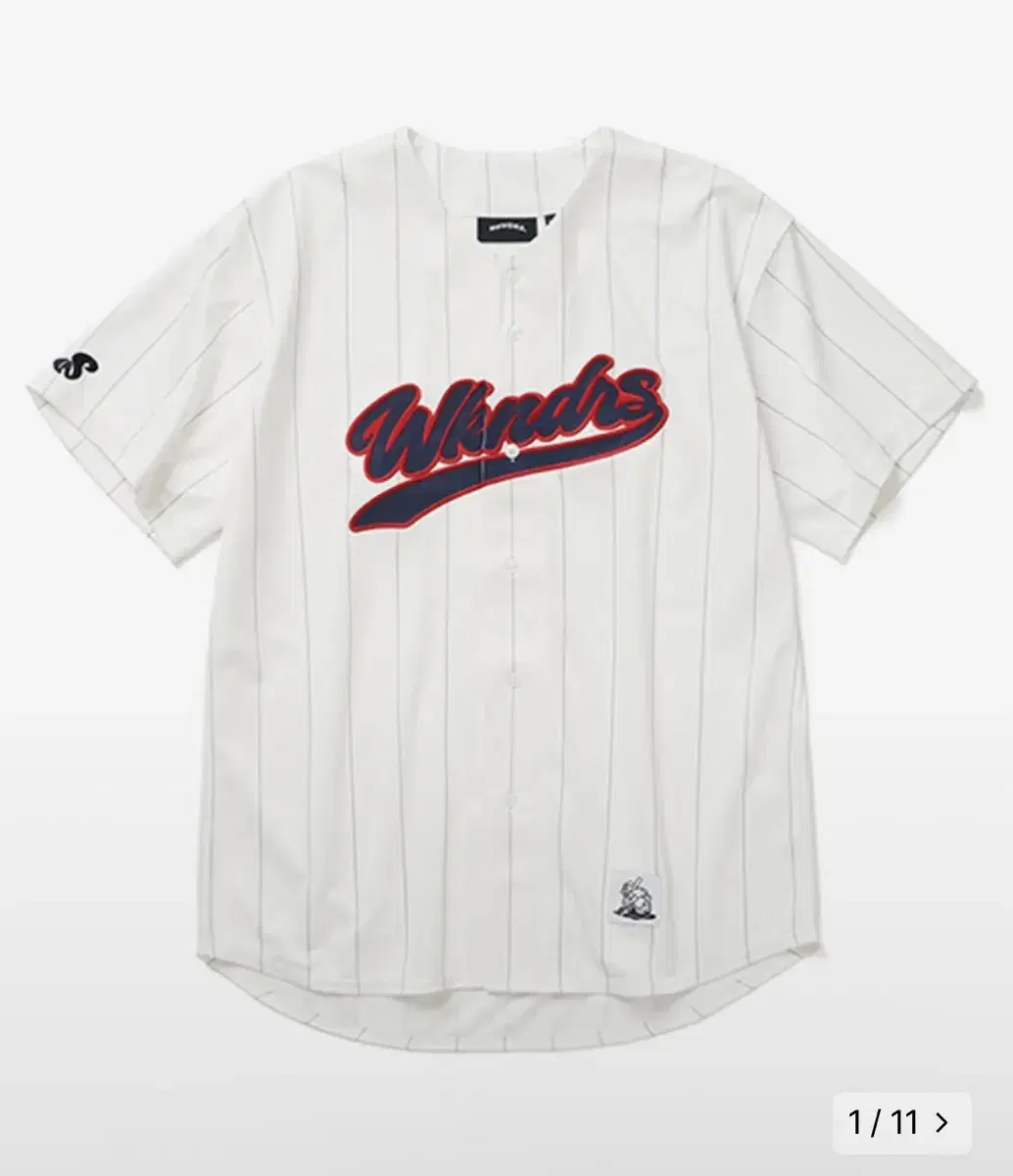 위캔더스 BASEBALL SCRIPT JERSEY (WHITE) M