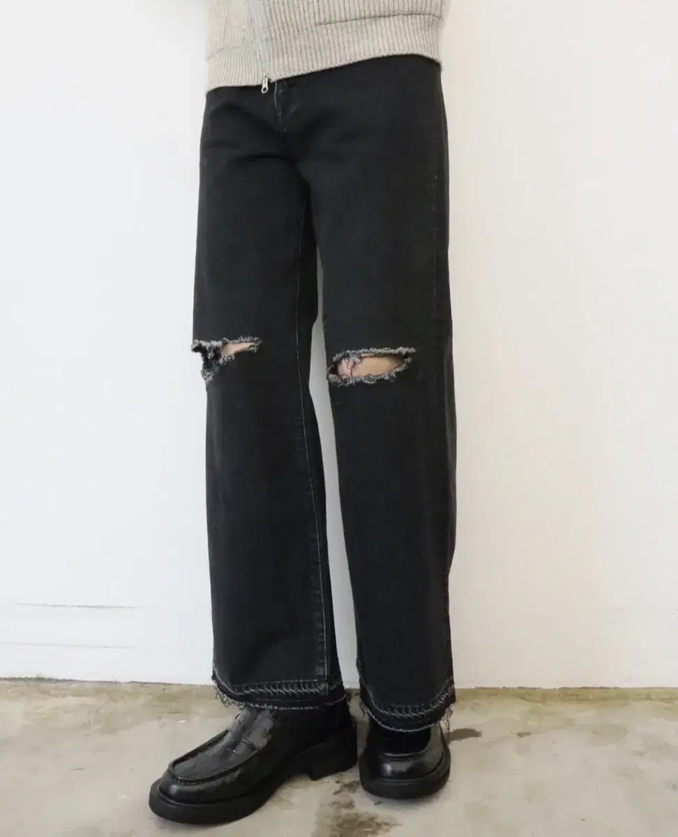 [NEW] JEEDA 23SS Damaged Loose Fit Denim 1 Unused Anselm