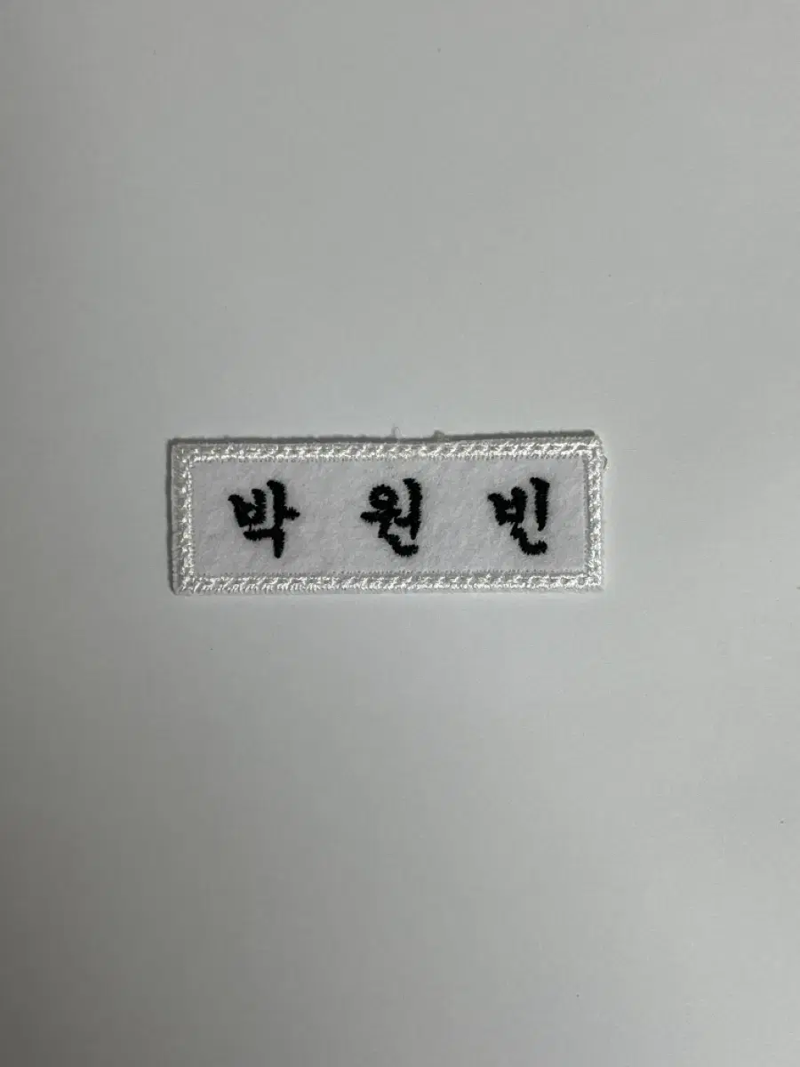 Rize wonbin Embroidered Name Badges