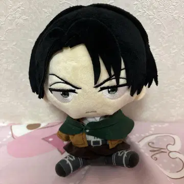 진격의 거인 리바이 봉제 인형 참 약 20cm