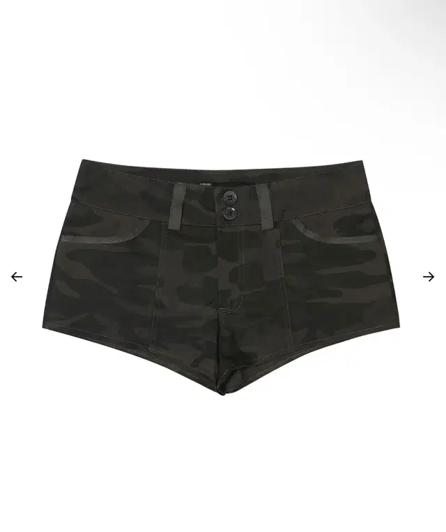 보헤미안서울  CAMOUFLAGE MINI SHORTS