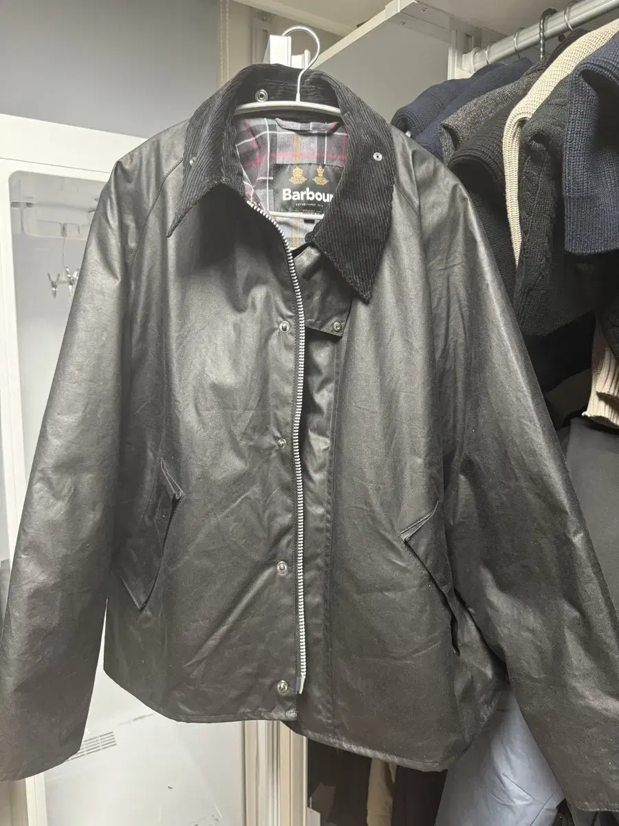 barbour wax jacket size 40