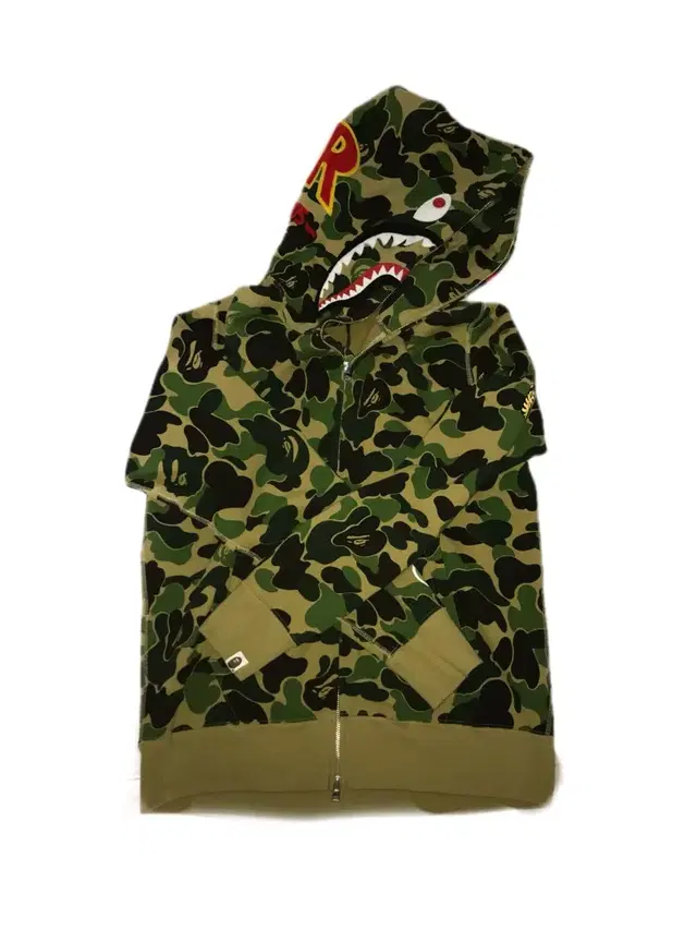 BAPE PONR ABC 카모 후드집업 녹계