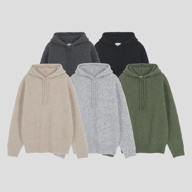 GC K6542 And Recycle Hoodie Knit 5color