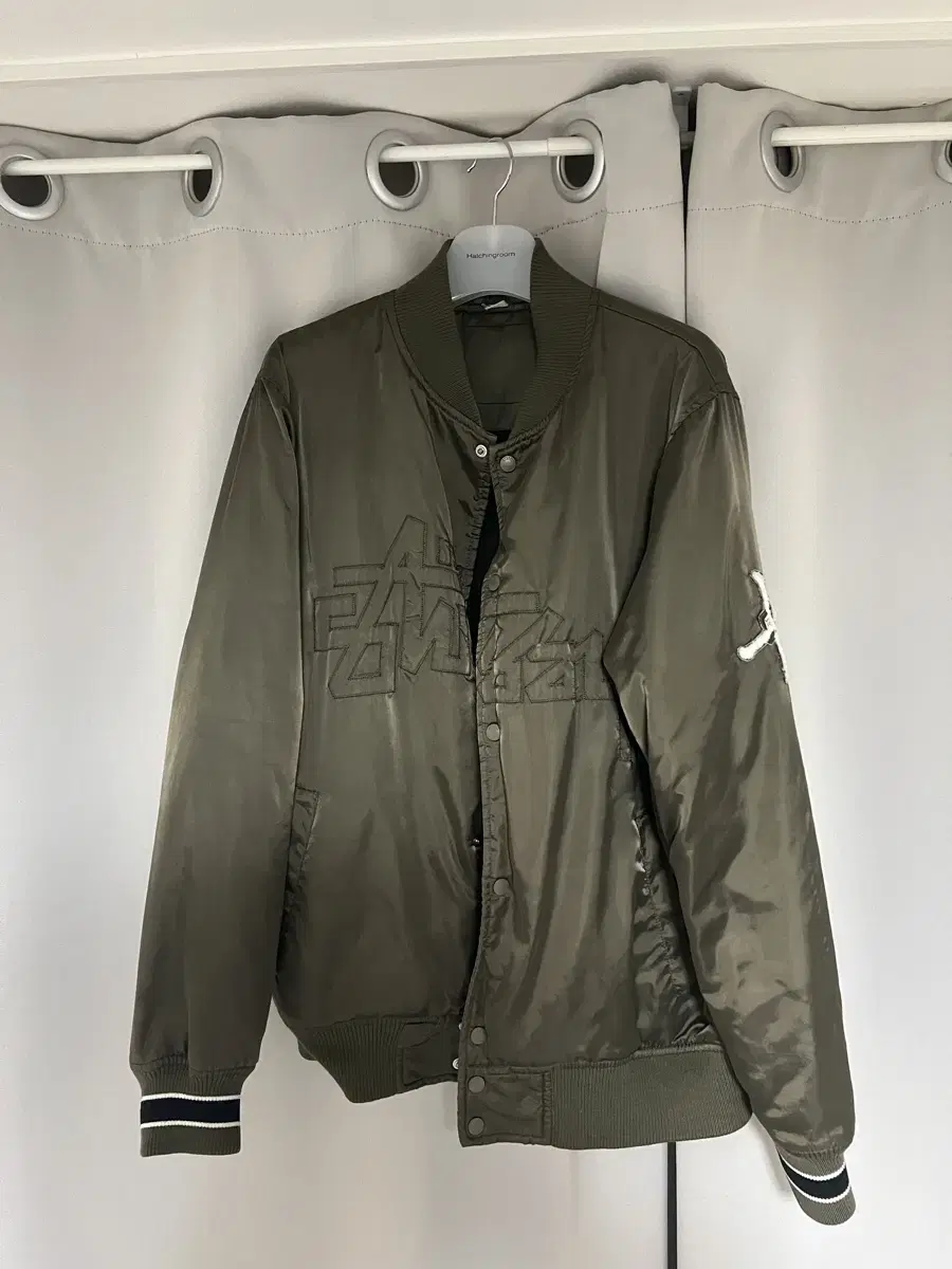 [XL] Stussy Gear 00s Khaki Vintage Varsity Jacket